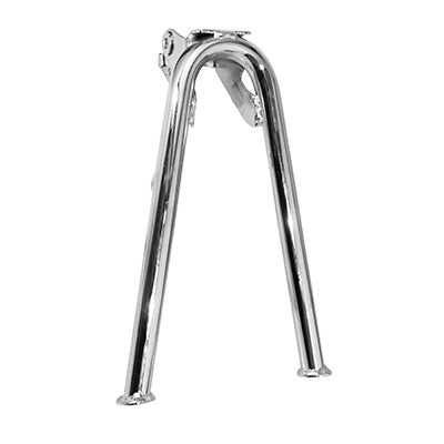 BEQUILLE CYCLO CENTRALE ADAPTABLE PEUGEOT 103 SP-MVL CHROME (HAUT 265mm)  -SELECTION P2R-