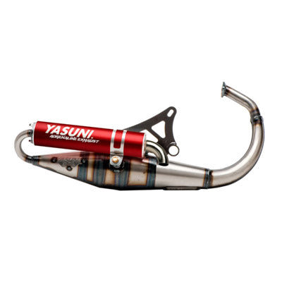 SCOOT YASUNI Z GESCHILDERDE UITLAAT VOOR MBK 50 BOOSTER, STUNT-YAMAHA 50 BWS, SLIDER (RED SILENCER) -TUB306R-