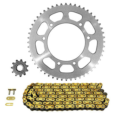 KIT CHAINE ADAPTABLE RIEJU 50 MRT SM 2009+2017  420  11x52  (DIAM COURONNE 105-125-8.5)  (DEMULTIPLICATION ORIGINE)  -AFAM-