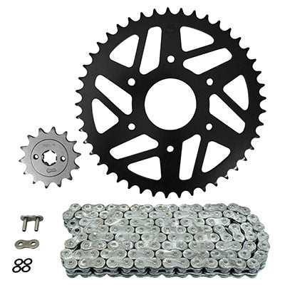 KIT CHAINE ADAPTABLE KTM 125 DUKE ABS 2014+2024  520  14x45  (DEMULTIPLICATION ORIGINE)  -AFAM-