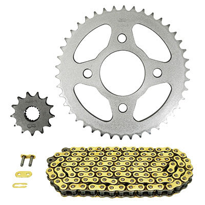 KIT CHAINE ADAPTABLE MASH 125 SEVENTY FIVE 2014+2016, SEVENTY 2014+2016, SIXTY FIVE 2014+2015  428  13x42  (DIAM COURONNE 58-90-10.5)  (DEMULTIPLICATION ORIGINE)  -AFAM-