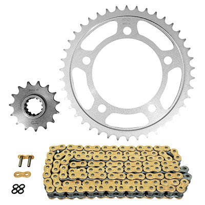 KIT CHAINE ADAPTABLE HONDA 650 CB F 2015+2016, 650 CB FA ABS 2014+2019  525  15x42  (DIAM COURONNE 112-138-12.25)  (DEMULTIPLICATION ORIGINE)  -AFAM-