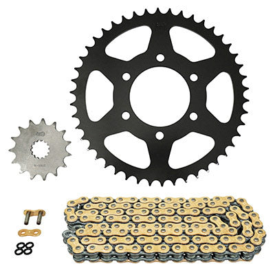 KIT CHAINE ADAPTABLE KAWASAKI 650 ER-6F 2005+2016, ER-6F ABS 2015+2016  520  15x46  (DIAM COURONNE 80-104-10.5)  (DEMULTIPLICATION ORIGINE)  -AFAM-