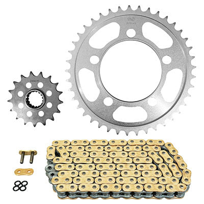 KIT CHAINE ADAPTABLE KTM 990 SM SUPERMOTO 2008+2010  525  17x41  (DIAM COURONNE 101-124-14.25)  (DEMULTIPLICATION ORIGINE)  -AFAM-