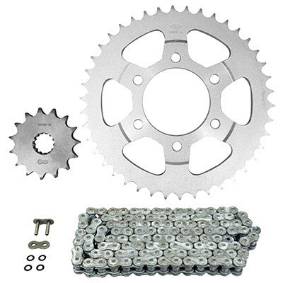 KIT CHAINE ADAPTABLE SUZUKI 750 GSX INAZUMA 1998+2003  530  15x42  (DIAM COURONNE 76-100-10.5)  (DEMULTIPLICATION ORIGINE)  -AFAM-