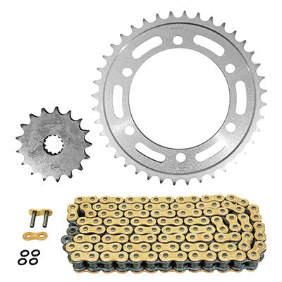 KIT CHAINE ADAPTABLE SUZUKI 1300 GSX R HAYABUSA 1999+2007  530  17x40  (DIAM COURONNE 120-140-10.5)  (DEMULTIPLICATION ORIGINE)  -AFAM-