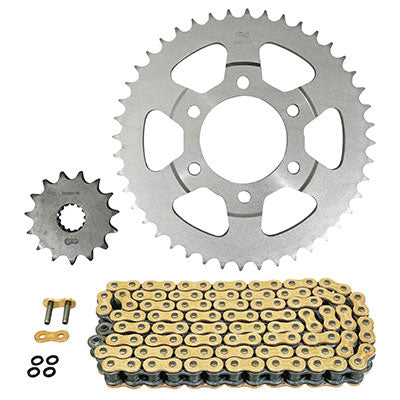 KIT CHAINE ADAPTABLE SUZUKI 1200 GSX FS INAZUMA 1998+2000  530  15x44  (DIAM COURONNE 76-100-10.5)  (DEMULTIPLICATION ORIGINE)  -AFAM-