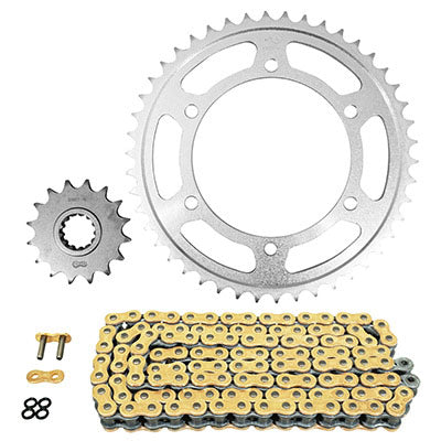 KIT CHAINE ADAPTABLE YAMAHA 800 FZ8 S FAZER 2010+2016  525  16x46  (DIAM COURONNE 130-150-10.5)  (DEMULTIPLICATION ORIGINE)  -AFAM-