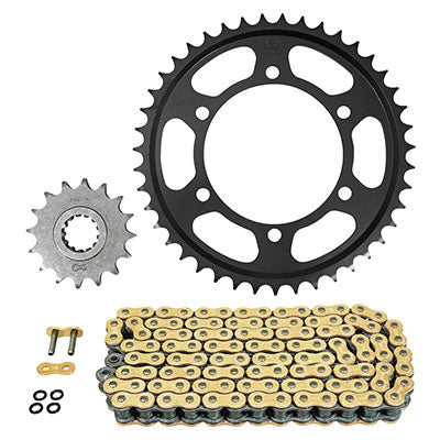 KIT CHAINE ADAPTABLE YAMAHA 1000 YZF R1 1998+2003  530  16x43  (DIAM COURONNE 110-130-10.25)  (DEMULTIPLICATION ORIGINE)  -AFAM-