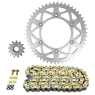 KIT CHAINE ADAPTABLE HUSQVARNA 300 TE 2014+2017, 300 TE I 2018+2020, 300 TX I 2018+2019  520  13x50  (DIAM COURONNE 125-150-8.5)  (DEMULTIPLICATION ORIGINE)  -AFAM-