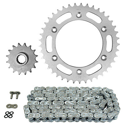 KIT CHAINE ADAPTABLE KTM 790 DUKE 2018+  520  16x41  (DIAM COURONNE 125-150-8.5)  (DEMULTIPLICATION ORIGINE)  -AFAM-