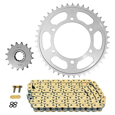 KIT CHAINE ADAPTABLE YAMAHA 1000 MT10 2016, MT10 SP 2017+2020, MT10 TOURER EDITION 2018+2020  525  16x43  (DIAM COURONNE 110-130-10.5)  (DEMULTIPLICATION ORIGINE)  -AFAM-