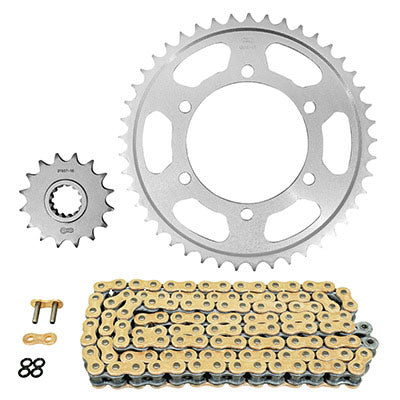 KIT CHAINE ADAPTABLE YAMAHA 900 XSR 2019+2020, XSR ABS 2016+2018  525  16x45  (DIAM COURONNE 110-130-10.5)  (DEMULTIPLICATION ORIGINE)  -AFAM-