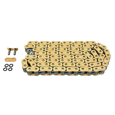 AFAM 520 MOTORCYCLE CHAIN ​​112 LINKS XS-RING HYPER REINFORCED GOLD (A520XHR2-G 112L)