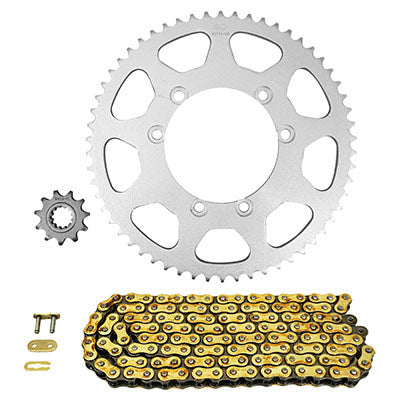 ADAPTABLE CHAIN ​​KIT FANTIC 50 CABALLERO E CASA 2016+2019, REGOLARITA CASA 2006+2012, E PERFORMANCE 2017+2020 420 11x58 (CROWN DIAM 100-115-8.25) (ORIGINAL DEMULTIPLICATION) -AFAM-