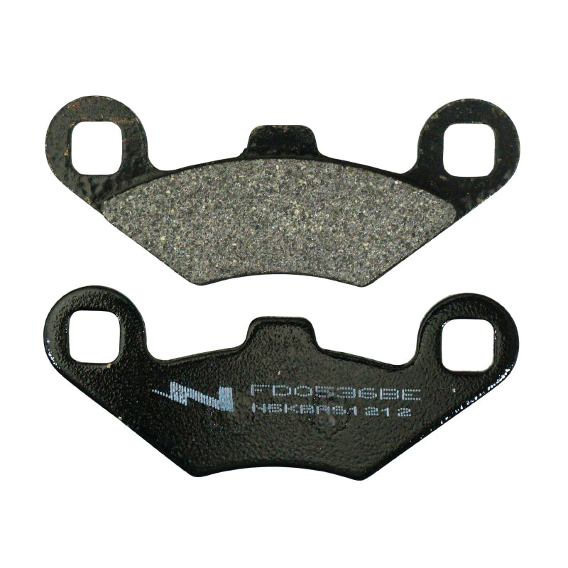 NEWFREN BRAKE PADS FOR PEUGEOT METROPOLIS 2014+2016 FRONT-REAR (L 96.8mm - H 38.4mm - D 7mm) (FD0536BE) (ELITE ORGANIC)