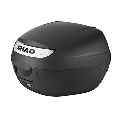 TOP CASE SHAD SH26 NOIR 26L AVEC PLATINE POUR SCOOTER-MAXISCOOTER (CONTENANCE 1 CASQUE INTEGRAL) (L40xH28,2xP40,5cm)  (D0B26100)