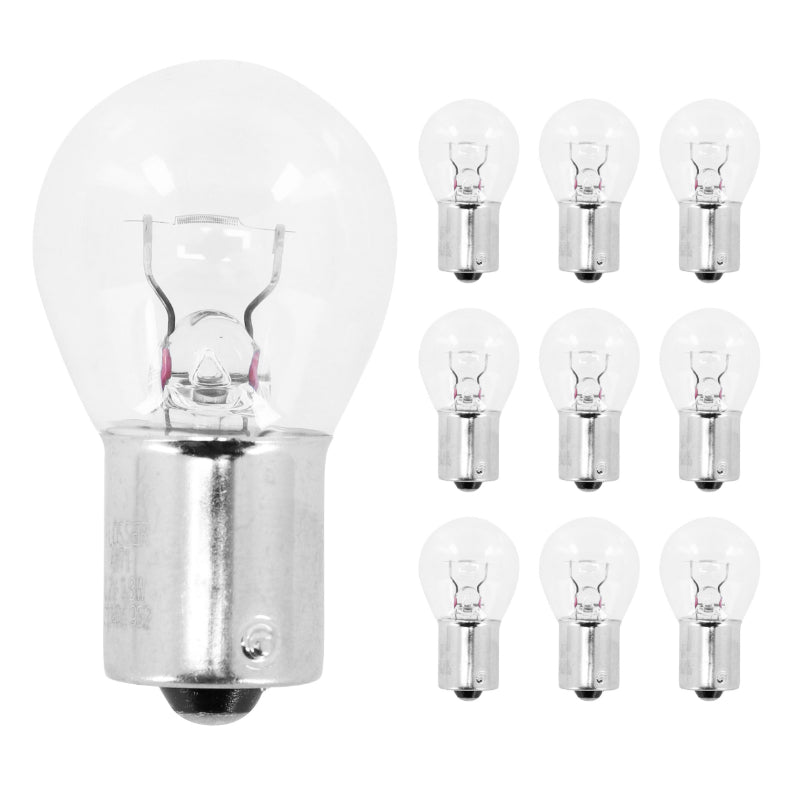 AMPOULE-LAMPE STANDARD 12V 18 W CULOT BA15s BLANCHE (CLIGNOTANT) (BOITE DE 10)  -FLOSSER-