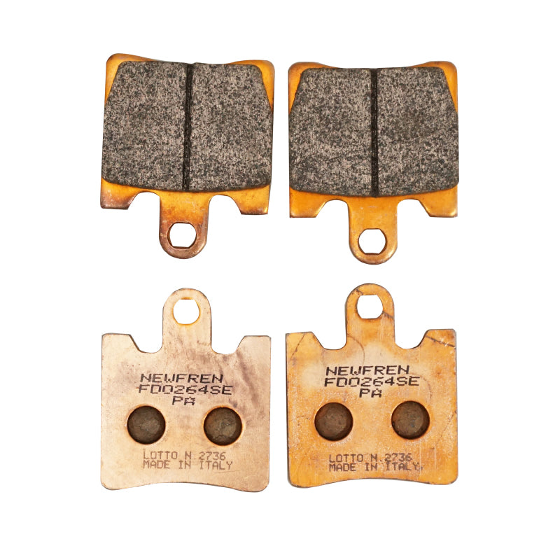 NEWFREN BRAKE PADS FOR SUZUKI 250 BURGMAN 1996+2006 AV - SYM 125 JOYMAX 2016+ AV - YAMAHA 1300 FJR 2006+ AV - KAWASAKI 250 EPSILON 2002+ AV (FD0264SE) (ELITE SINTERED METAL)