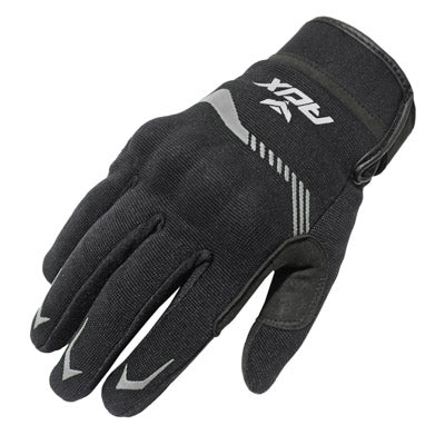 ADX VISTA SPRING-SUMMER GLOVES WITH BLACK-SILVER SHELL SIZE 9 (M) (EN 13594:2015 APPROVED)