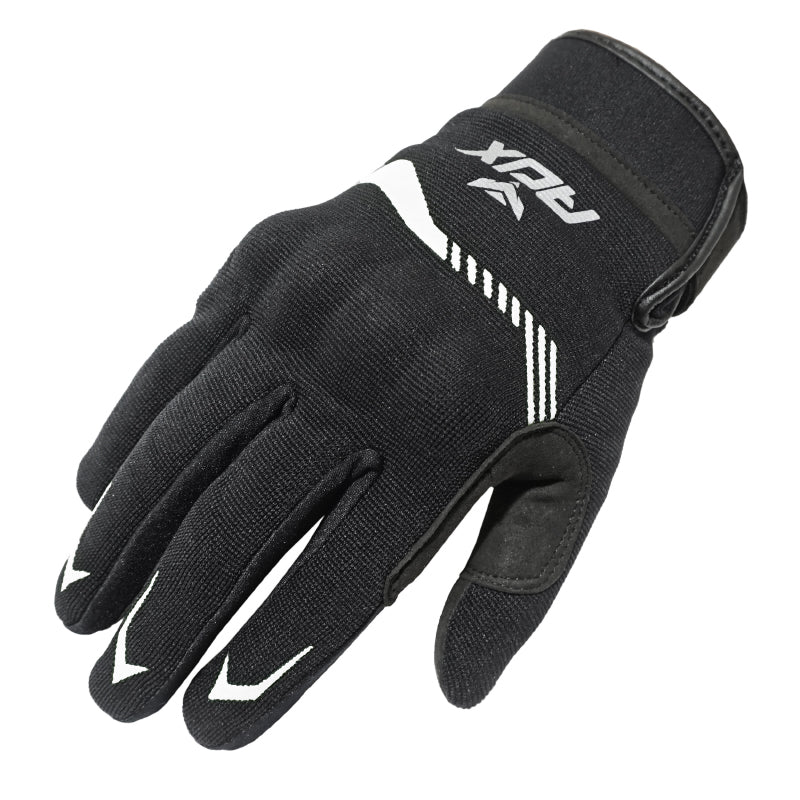 ADX VISTA SPRING-SUMMER GLOVES WITH BLACK-WHITE SHELL SIZE 9 (M) (EN 13594:2015 APPROVED)