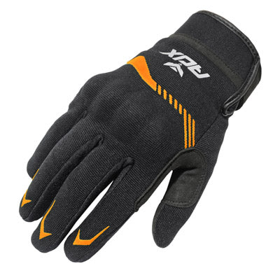 LENTE-ZOMER ADX VISTA HANDSCHOENEN MET ZWART-ORANJE SHELL KTM T 8 (S) (GOEDGEKEURD EN 13594:2015)