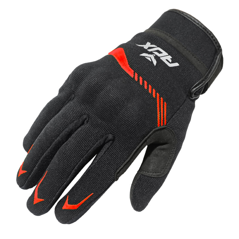 ADX VISTA SPRING-SUMMER GLOVES WITH BLACK-RED SHELL SIZE 8 (S) (EN 13594:2015 APPROVED)