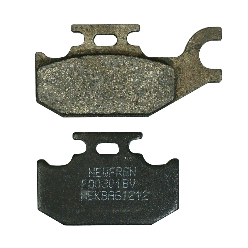 NEWFREN BRAKE PAD FOR SUZUKI 125 BURGMAN 2007+ REAR, 125 SIXTEEN 2008+2011 REAR (L 82mm-62mm - H 41mm - P 9.5mm) (FD0301BV) (ORGANIC ATV)