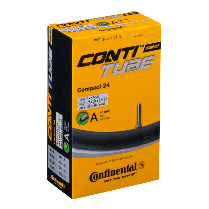 BICYCLE AIR TUBE 24 x 1.50-2.00 CONTINENTAL VALVE STANDARD 40 mm