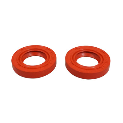 CRANKSHAFT OIL SEAL 50 A ADAPTABLE GEARBOX DERBI 50 SENDA, GPR-GILERA 50 SMT, RCR-BULTACO 50 ASTRO, LOBITO (20x35x7mm - RACING RED) (PAIR) -P2R SELECTION-