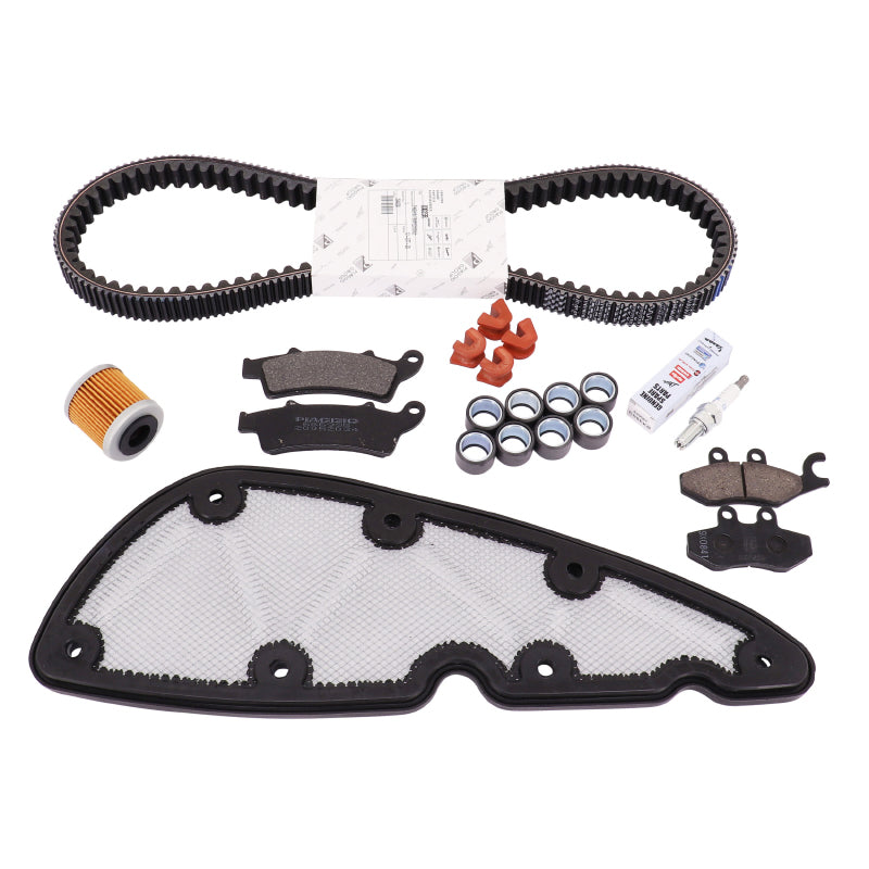 KIT ENTRETIEN MAXISCOOTER ORIGINE PIAGGIO 350 BEVERLY SPORT TOURING 2013+2014 (AVEC PLAQUETTES DE FREIN)  -1R000418-