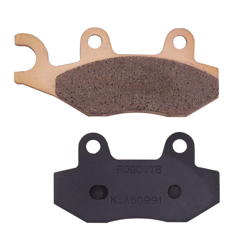 PLAQUETTE DE FREIN CL BRAKES POUR PEUGEOT 125 GEOPOLIS, SATELIS AV-AR, 500 SATELIS AR, 125 VIVACITY AV - KYMCO 50 AGILITY AV ROUES 10 + 12 POUCES, 125 AGILITY AV  (1 JEU DE 2 PLAQUETTES)  (3078MSC)