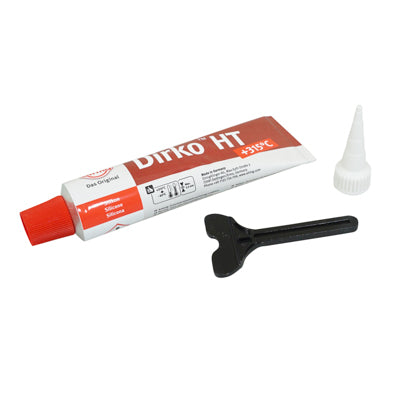 PATE A JOINT ELRING DIRKO ROUGE HT RESISTANCE THERMIQUE 315°C MAXI (AVEC 2 BECS + CLE) (70ml) (ELRING 705.708) (VENDU A L'UNITE)