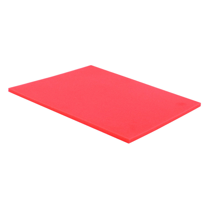 MOUSSE FILTRE A AIR ARTEIN UNIVERSEL ROUGE 280x330x10mm (60 PPI) (A DECOUPER)