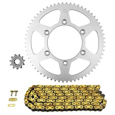 KIT CHAINE ADAPTABLE CPI 50 SUPERCROSS 2006+2009, 50 SX 2006+2012  420  11x62  (DIAM COURONNE 110-130-8.5)  (DEMULTIPLICATION ORIGINE)  -AFAM-