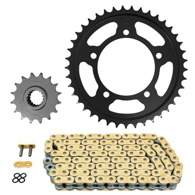 KIT CHAINE ADAPTABLE APRILIA 1000 RSV4 2015+2020, RSV4 RF RACING FACTORY 2015+2018, RSV4 RR 2015+2020  525  16x41  (DIAM COURONNE 100-120-10.25)  (DEMULTIPLICATION ORIGINE)  -AFAM-