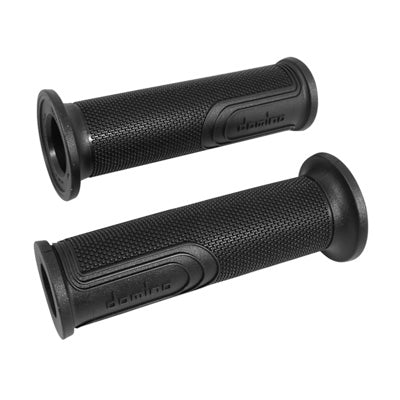 DOMINO MOTO ON ROAD 6274 STYLE BLACK OPEN END HANDLE COVER 120mm (PAIR)