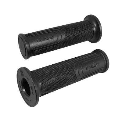 DOMINO MOTO ON ROAD GRIP BEDEKKING 6272 ZWART STIJL GESLOTEN EINDE 120 mm (PAAR)