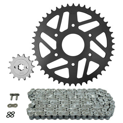 KIT CHAINE ADAPTABLE KTM 125 RC 2014+2024  520  14x45  (DEMULTIPLICATION ORIGINE)  -AFAM-