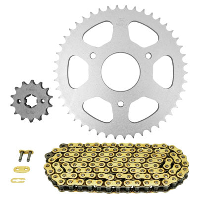 KIT CHAINE ADAPTABLE RIEJU 125 RS2 2006+2010, RS2 PRO 2007+2010  428  14x46  (DIAM COURONNE 55-90.5-8.5)  (DEMULTIPLICATION ORIGINE)  -AFAM-