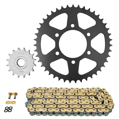 KIT CHAINE ADAPTABLE KAWASAKI 636 ZX-6R 2013+2018  520  16x43  (DIAM COURONNE 80-104-10.5)  (DEMULTIPLICATION ORIGINE)  -AFAM-