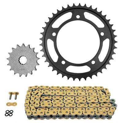 KIT CHAINE ADAPTABLE SUZUKI 1000 DL V STROM ABS 2014+2019  525  17x41  (DIAM COURONNE 120-140-10.25)  (DEMULTIPLICATION ORIGINE)  -AFAM-