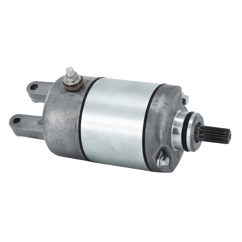 STARTER MOTOR MAXISCOOTER ADAPTABLE APRILIA 250-300 LEONARDO - BENELLI 250 VELVET - MBK 250 SKYLINER, 300 KILIBRE - YAMAHA 250-400 MAJESTY, 250 XCITY, 250-400 XMAX (12V-0.65Kw - 9 DTS) -P2R SELECTION-