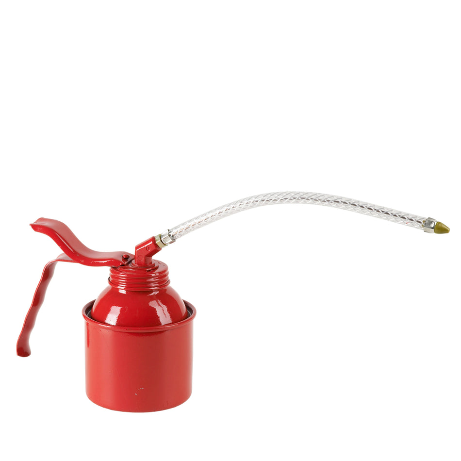 BURETTE STANDARD PRESSOL METAL ROUGE  250ml  AVEC BEC FLEXIBLE 210mm (VENDU A L'UNITE)