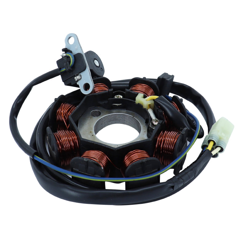 STATOR ALLUMAGE MAXISCOOTER ADAPTABLE KYMCO 125-150 PEOPLE 1999+2013 - MALAGUTI 125 CIAK 1999+2005  (8 PÔLES)  -SELECTION P2R-