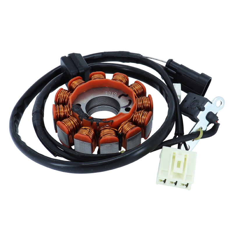 STATOR ALLUMAGE MAXISCOOTER ADAPTABLE PIAGGIO 125 LIBERTY 2011+2013, VESPA 125-150 LX 2009+2013, VESPA 125-150 S 2009+2013  (12 PÔLES -150W - TRIPHASE)  -SGR-