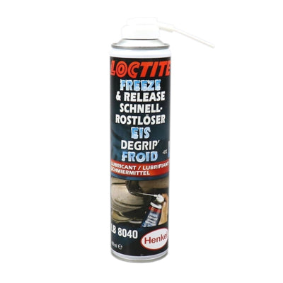 LOCTITE 8040 KOELER ONTGRENDELD (ONTBLOKKEERD DOOR THERMISCHE SCHOK -43°C) (AEROSOL 400 ml)