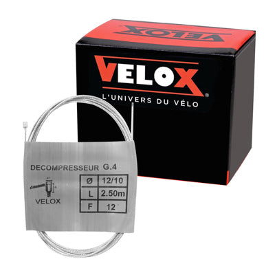 CYCLO VELOX G.4 THROTTLE CABLE FOR MBK-CIAO BALL 3x4mm DIAM 12-10 Lg 2.50M (12 WIRES) (BOX OF 25)