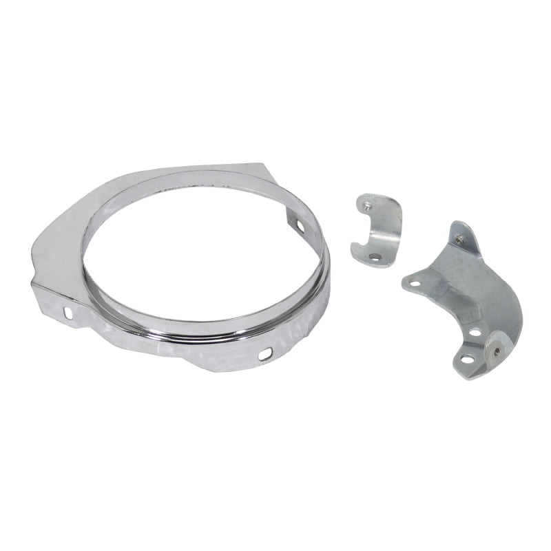 CACHE COURROIE CYCLO ADAPTABLE MBK-MOTOBECANE 88, 881 CHROME (AVEC PATTE DE FIXATION)  -SELECTION P2R-