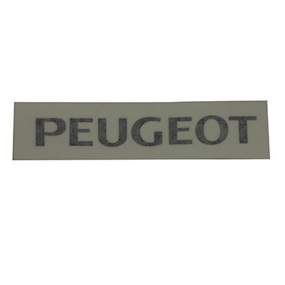 PEUGEOT CYCLO STICKER FOR SADDLE OR BODYWORK BLACK (150 x 19 mm) -P2R SELECTION-